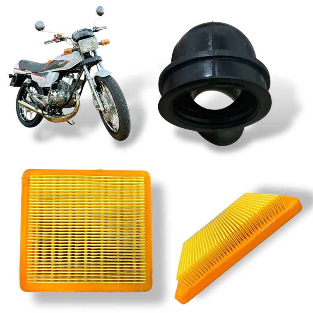 1 Kit Filtro De Ar + Condutor De Ar Biz 125 Ks/Es 2006 2007 Até 2008 Mod Original