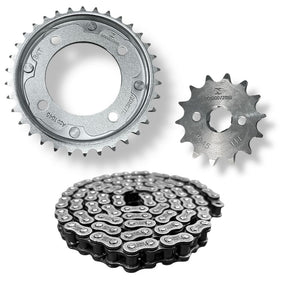 1 Kit Relação Transmissão Aço-1045 Honda Pop 110i 2016 2017 Até 2020