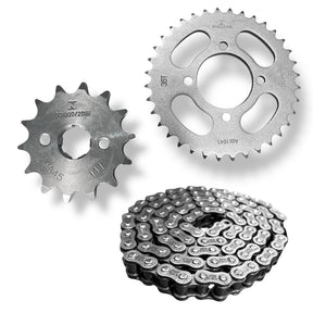 1x Kit Relação Transmissão Aço-1045 Modelo Sundown Web 100 Todos Os Anos