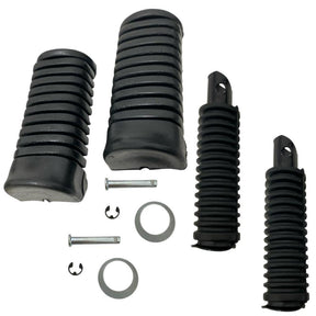 Kit Alongador Pedaleira Borracha Do Estribo Titan Fan 125/150 Todas