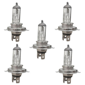 5x Lâmpada Halogena Para Moto Farol - H4 35/35W Comum Mod Original
