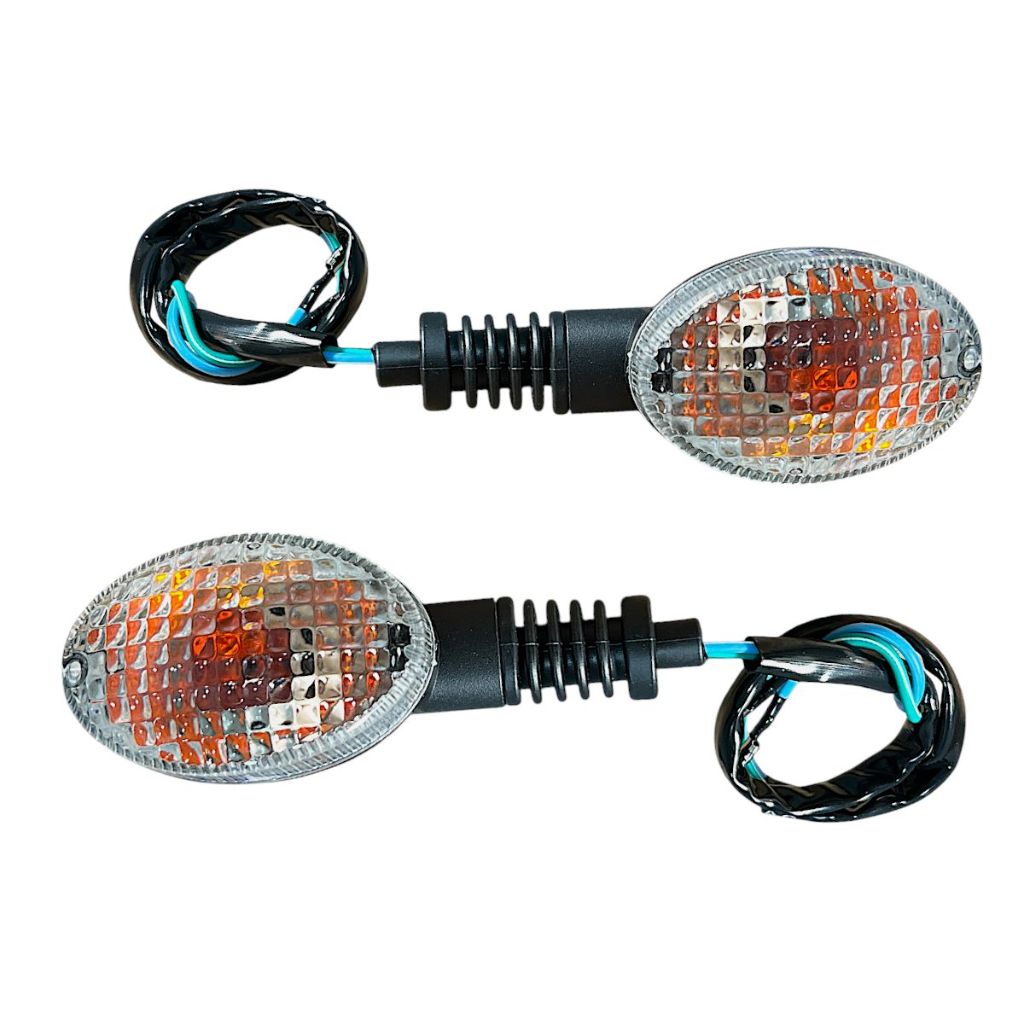 Par De Pisca P/Moto Yamaha Xt 660 Modelo Esportivo Com Lente Cristal