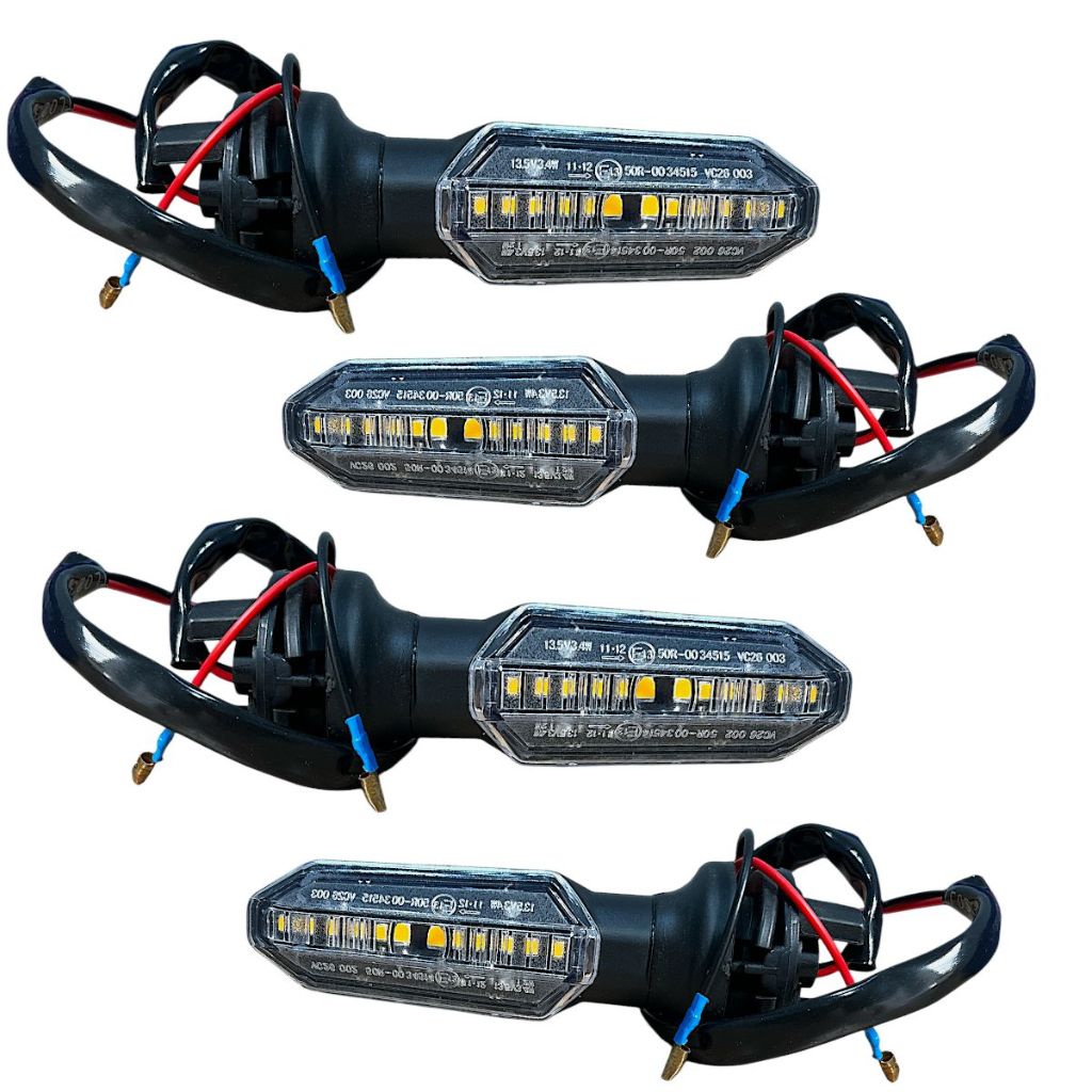 2x Par De Pisca Para Moto Cb 250F Twister2016 Até 2023 Modelo Esportivo