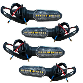 2x Par De Pisca Para Moto Cb 250F Twister2016 Até 2023 Modelo Esportivo