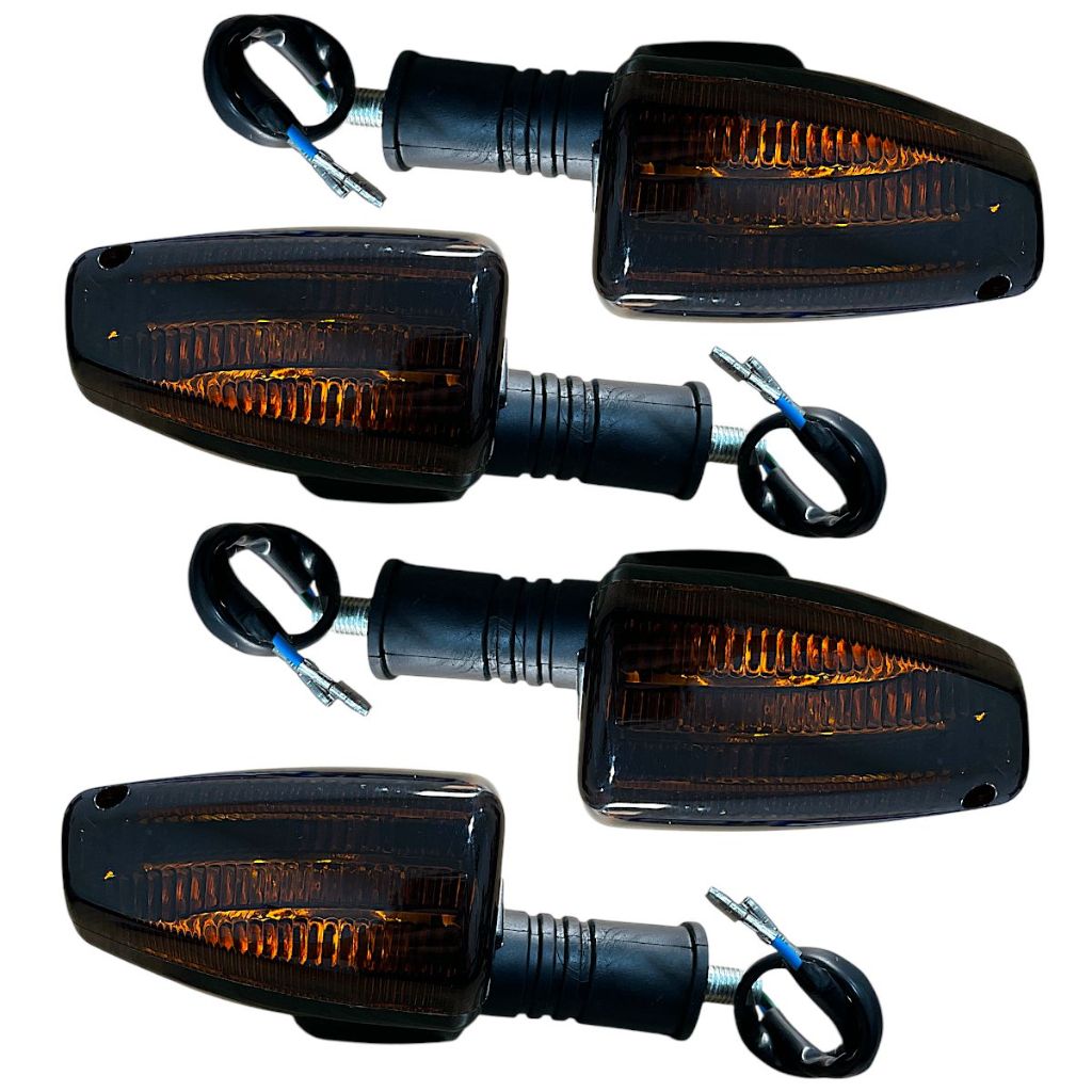 2 Par De Pisca Para Moto Nx 400 Falcon 1999 2000 Até 2008 Ambar