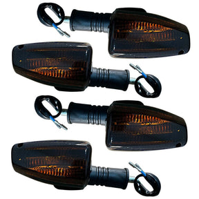 2 Par De Pisca Para Moto Nx 400 Falcon 1999 2000 Até 2008 Ambar