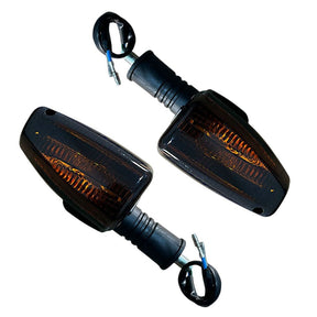 2 Par De Pisca Para Moto Nx 400 Falcon 1999 2000 Até 2008 Ambar