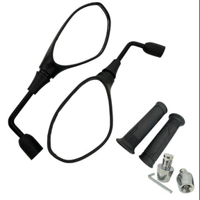 Kit Par Retrovisor Bmw F800 Fixo E Par Manopla Peso Pcx Pesinho