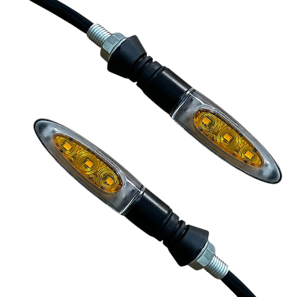 Kit Com 2 Pisca Led Universal Bmw Com Três Leds Mod Original