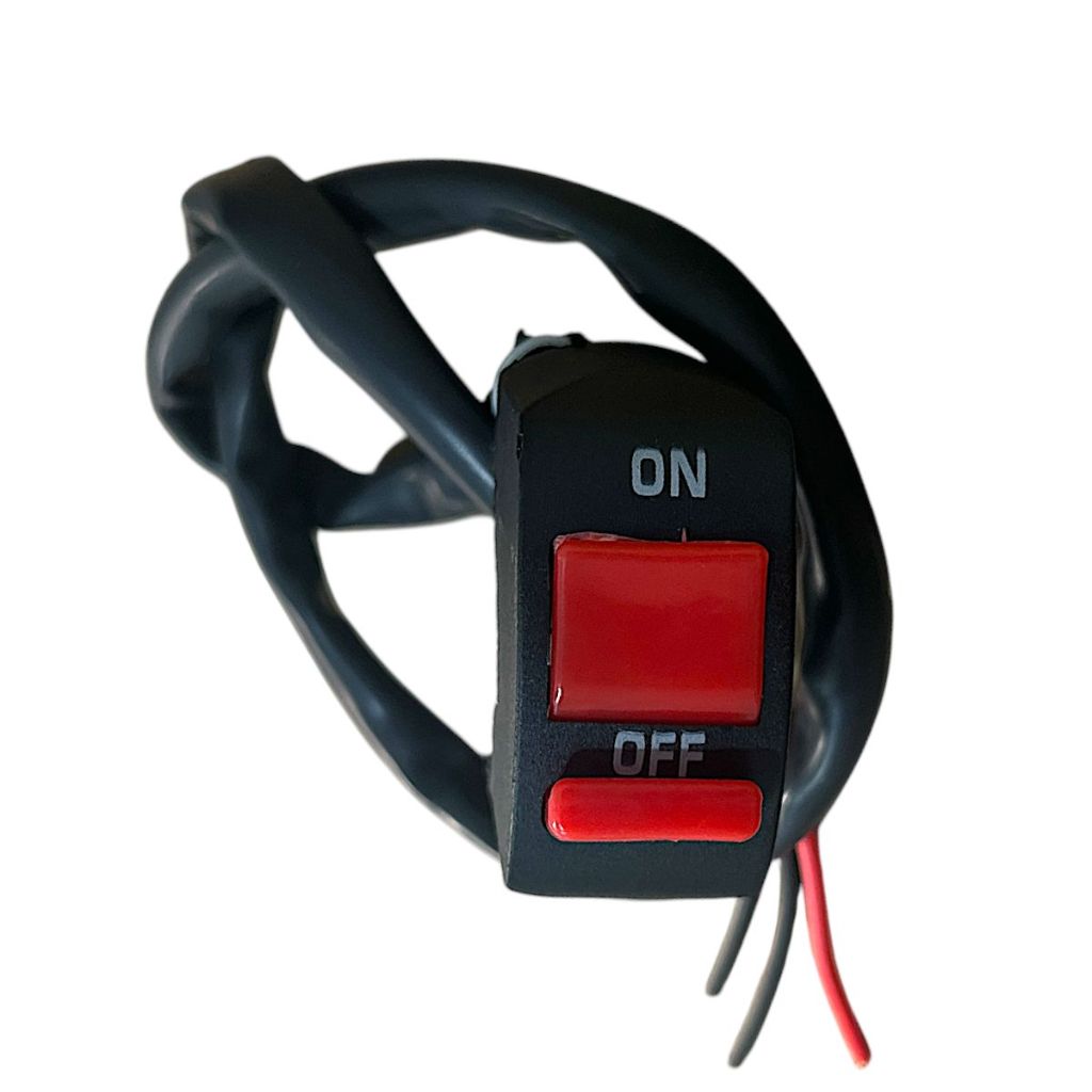 1 Botão Interruptor 3 Fios Mata Motor On Off / Liga Desliga 12V Mod Original