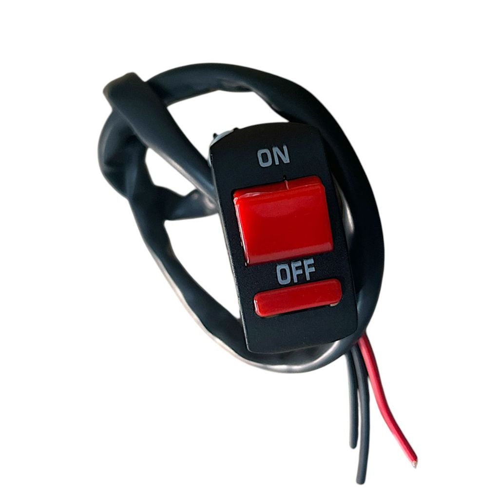 1 Botão Interruptor 3 Fios Mata Motor On Off / Liga Desliga 12V Mod Original