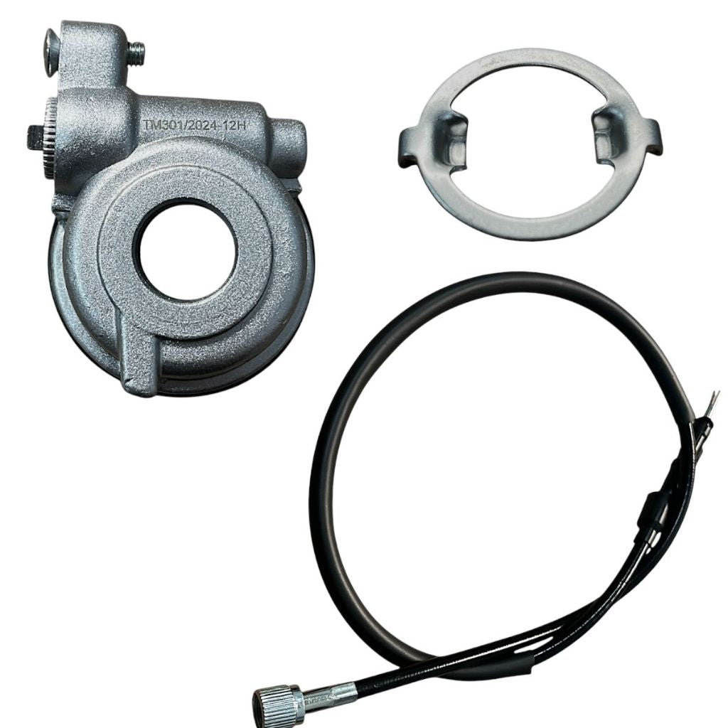 Kit De Engrenagem De Velocímetro + Cabo Cbx 250 Twister 2001 Até 2008