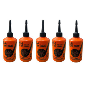 Kit Com 5 Oléo Grafitado Lubrificante Corrente Transmissão Relação Moto Bike