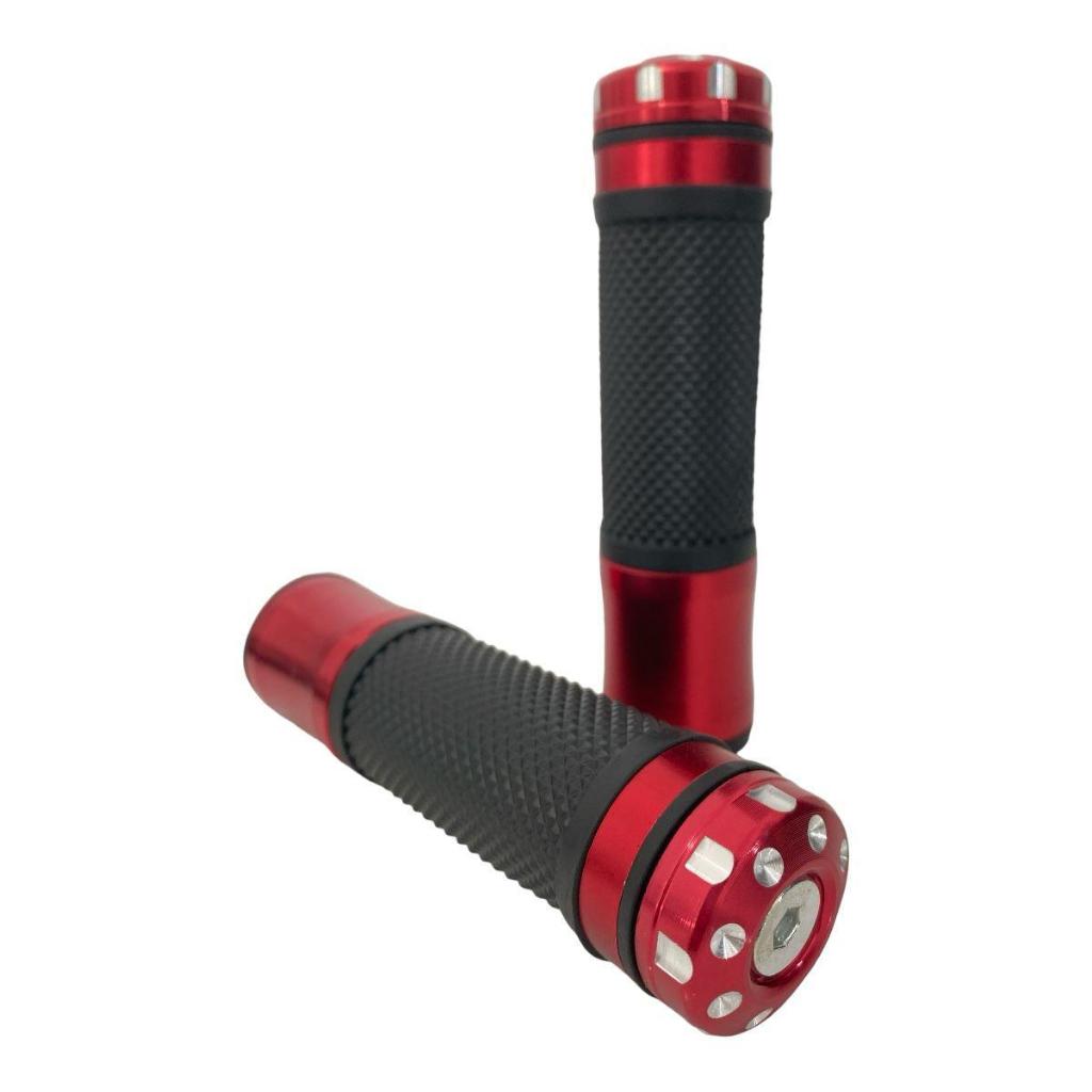 1 Kit Manete Manopla Ybr 125 Fazer 150/250 Lander/Tenere Vermelho (Não Serve ABS)