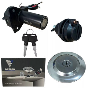 Conjunto De Travas De Ignição P/ Moto Yamaha Ybr 125 Factor K/E 2009 2010 Até 2013