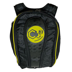 Mochila Esportiva P/Capacete C/Bolso Interno Nylon Moto Motoqueiro