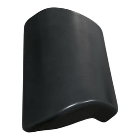 Encosto Almofada Para Garupa Apoio De Bauleto Alumínio Preto P/Moto