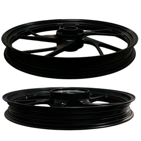 Kit Par De Rodas De Liga Leve Pé de Galinha + Disco De Freio Cg Titan/Fan 150 09 A 13