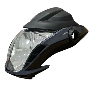 Farol Completo P/Moto Honda Fan 160 2024 Cinza Modelo Original