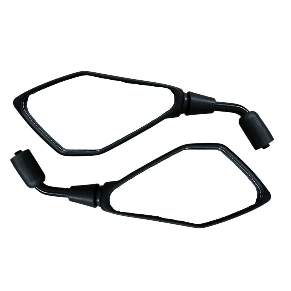 Par Retrovisor + Manete + Manopla Diamante Xtz 250 Lander Ybr 125 Freio A Disco Comum