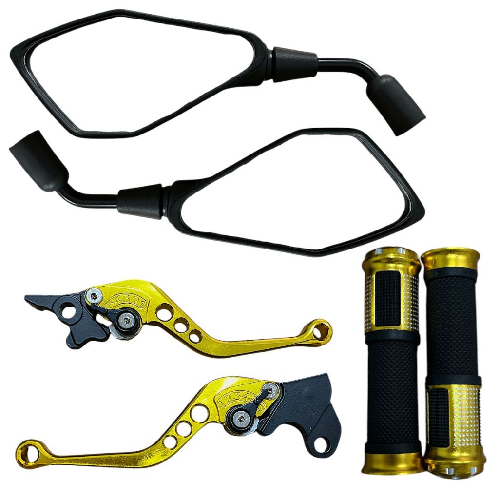 Par De Retrovisor + Manete + Manopla Diamante Xre300 Xr250