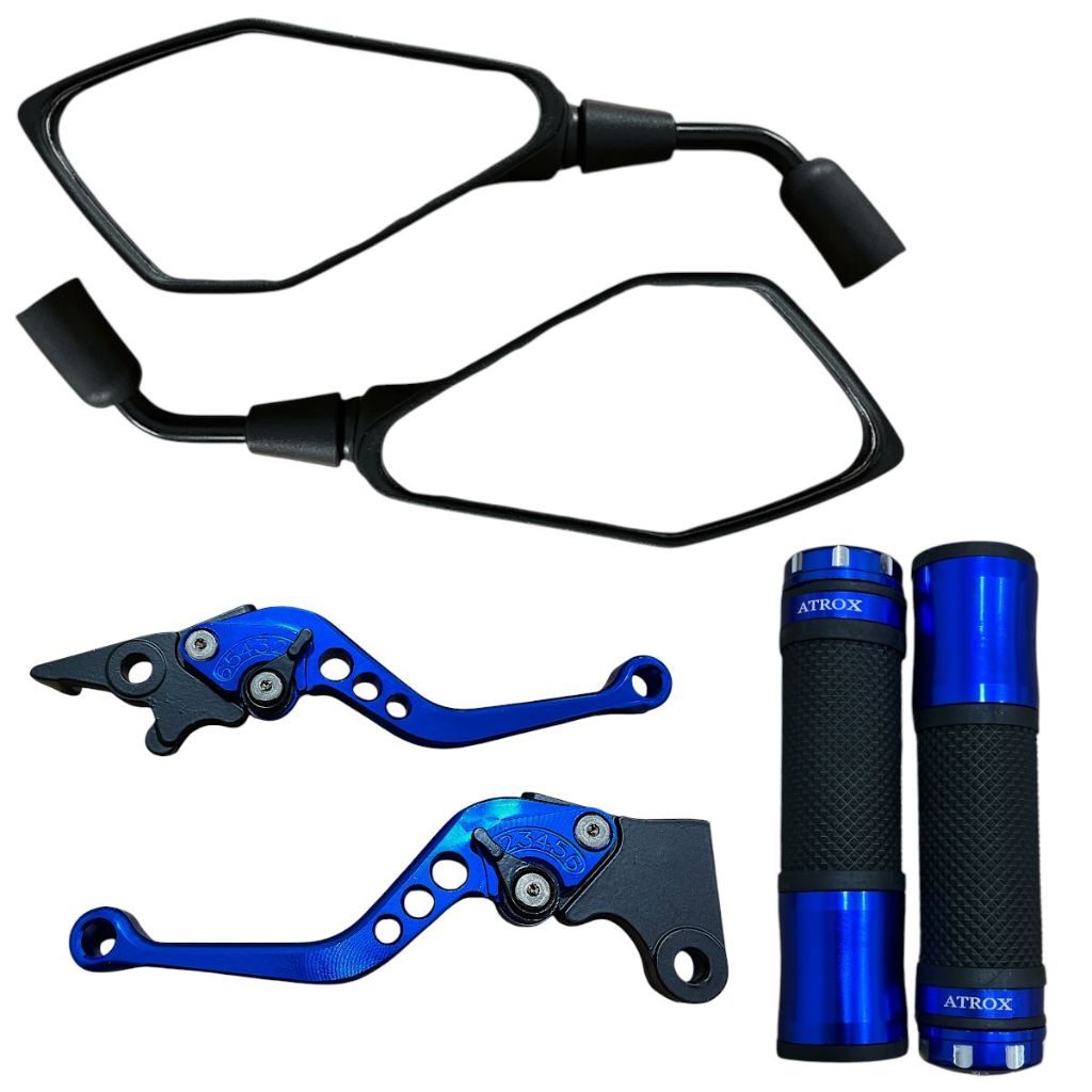 Par De Retrovisor + Manopla Saturno + Manete Honda Cbx 250 Twister Cb 300 Cbx 200