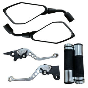 Par De Retrovisor + Manopla Saturno + Manete Honda Cbx 250 Twister Cb 300 Cbx 200
