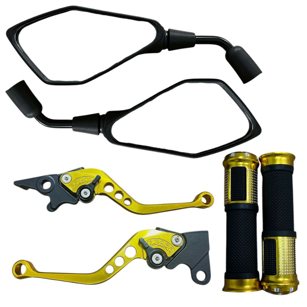 Manopla Diamante + Manete + Par Retrovisor Honda Cbx 250 Cb 300