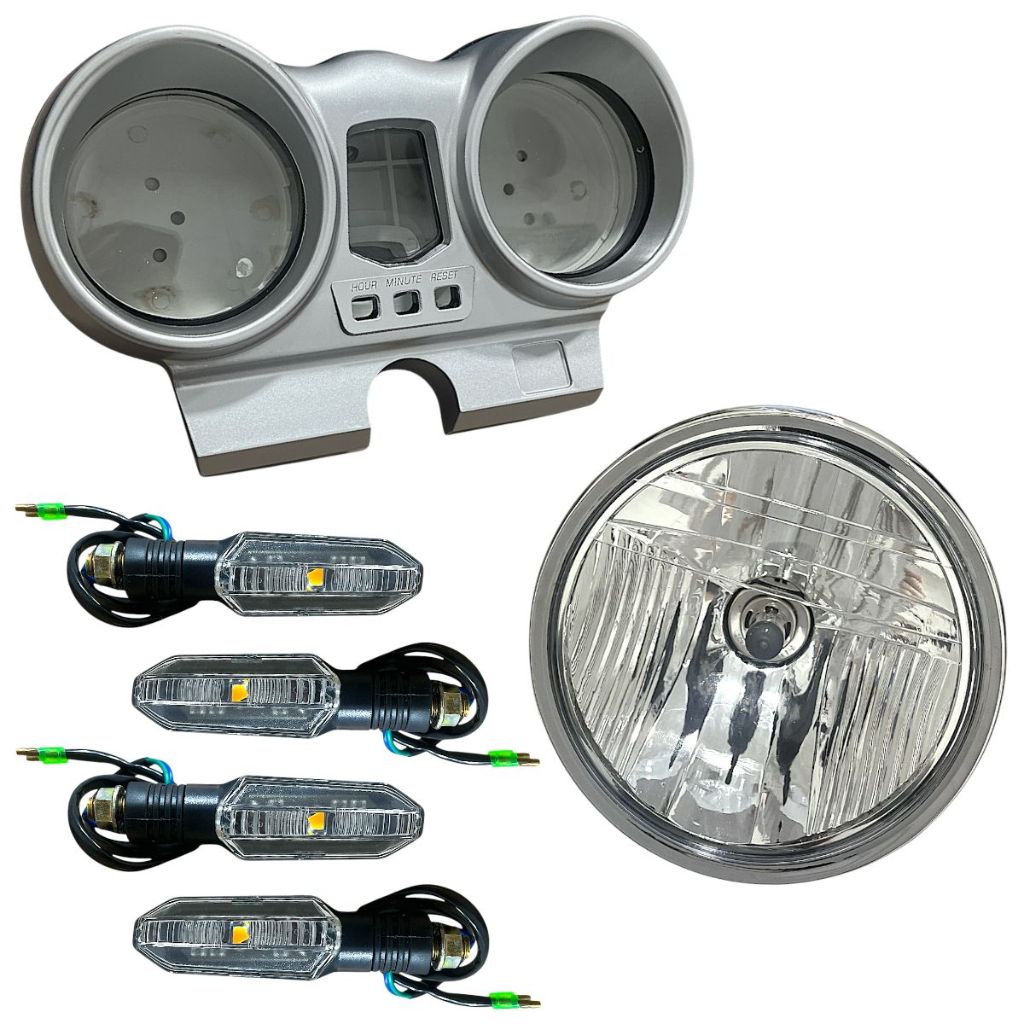 2 Par De Pisca + Carcaça + Farol Honda Cbx 250 Twister 01 A 08 Mod Original