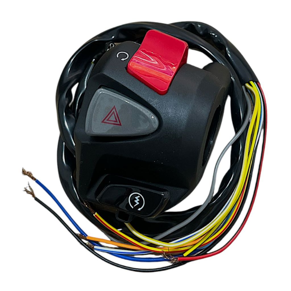 Kit Guidão Retrovisor Interruptor Manopla Honda Xre 300 Cb500 Start 160