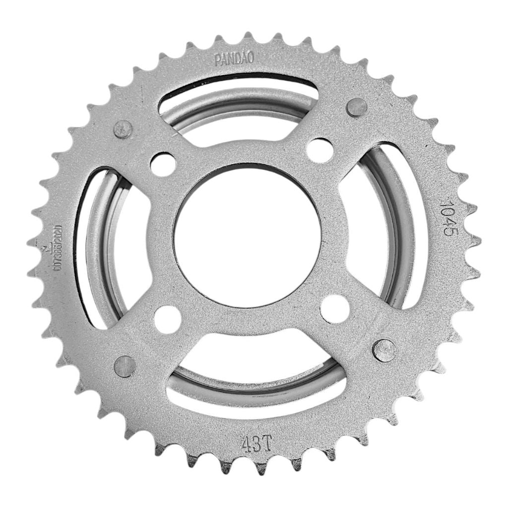 1x Pinhão E Coroa P/Moto Honda Cg 125 Fan 125 Cargo 2009 Até 2018