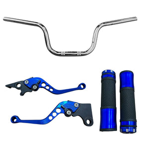 Kit Guidão + Manete + Manopla Saturno Honda Cb 250f Twister 16 A 22 Freio A Disco