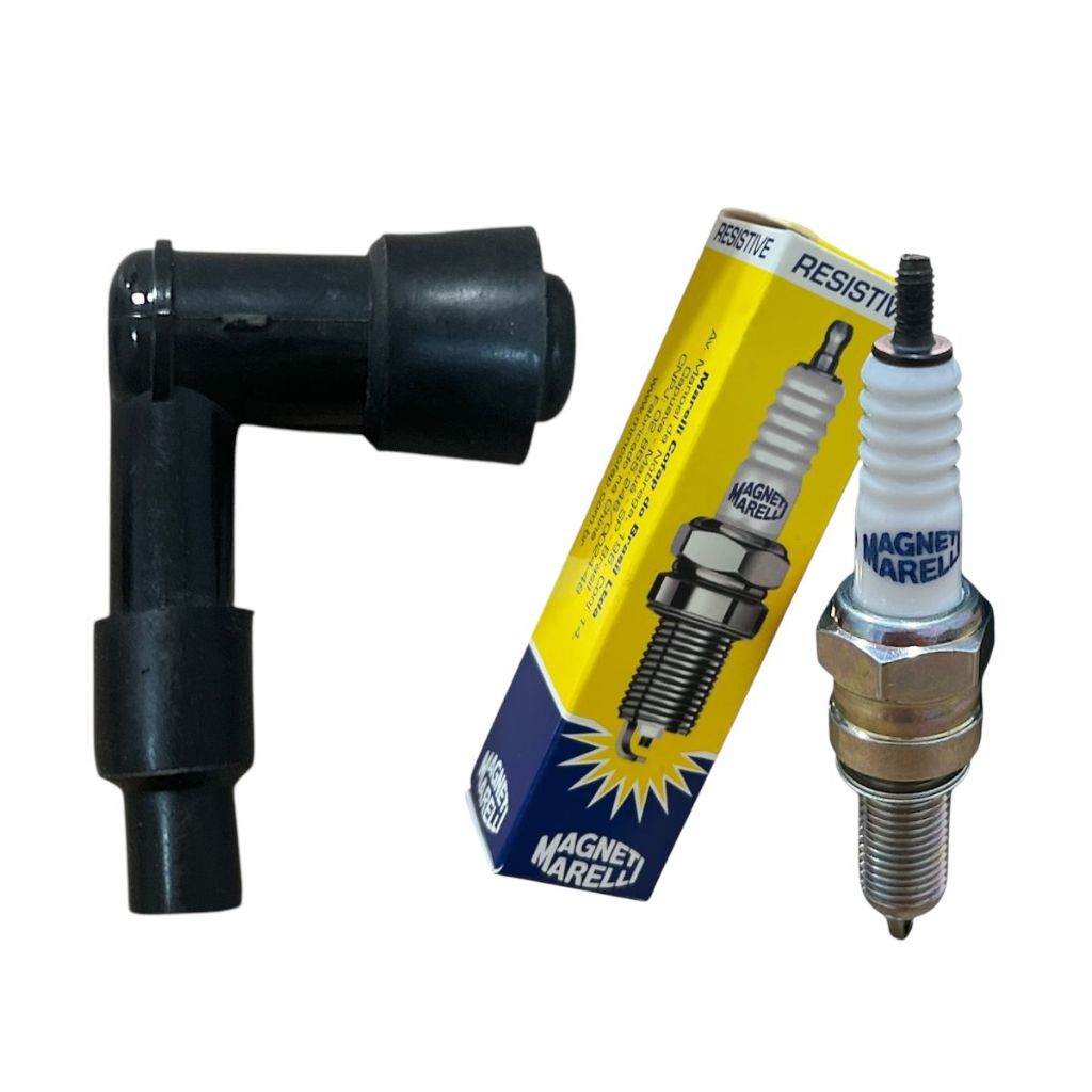 Kit Cachimbo + Vela De Ignição Yamaha Future Ybr 125 E/ED/K 2001 Até 2008 Xtz 125 2008 Até 2018