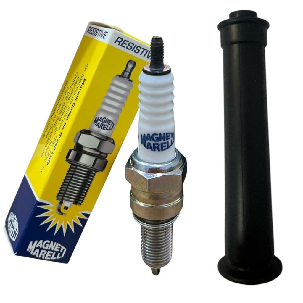 Cachimbo + Vela De Ignição Honda Cbx 250 Twister Xr 250 Tornado Magneti Marelli