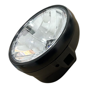 Farol Bloco Optico Yamaha Factor 125 2009 Aro Preto De Aço Mod Original