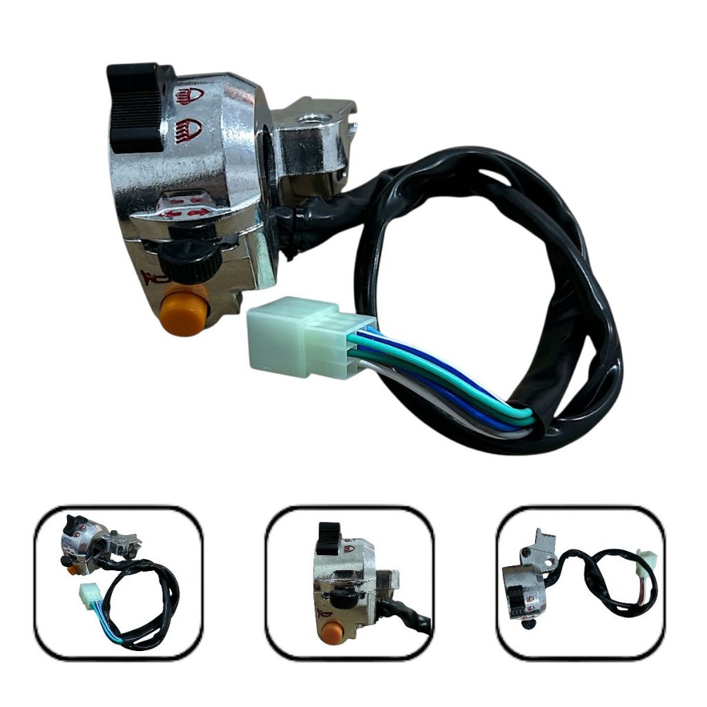 Punho Interruptor De Luz P/Moto Shineray 50 XY Q 2007 2008 Até 2011