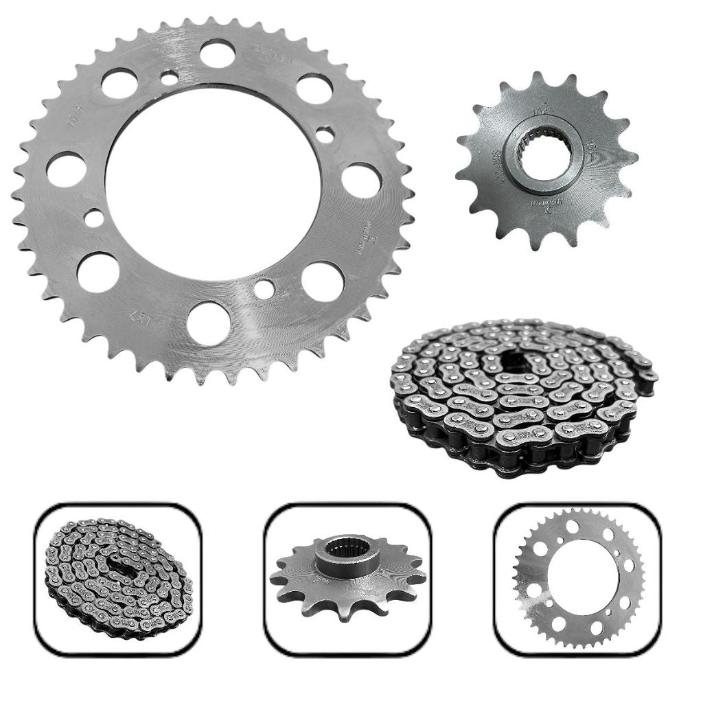 Kit Relação Transmissão P/Moto Yamaha XT 600 Tenere 2012 2013 Até 2016