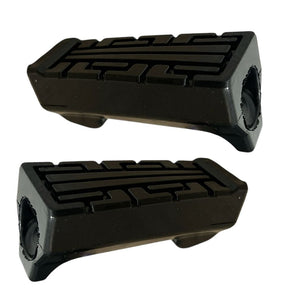 Par De Borracha Dianteiro Preto Yamaha Ybr Factor 125 2006 Até 2014