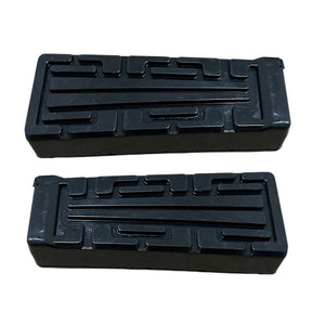 Par De Borracha Dianteiro Preto Yamaha Ybr Factor 125 2006 Até 2014