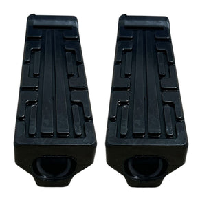Par De Borracha Dianteiro Preto Yamaha Ybr Factor 125 2006 Até 2014