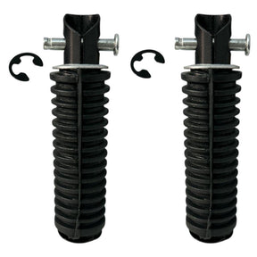 Kit 2 Pedaleira Traseira Honda Biz 100/125 Cg Fan 125 Pop 100 Titan 125/150