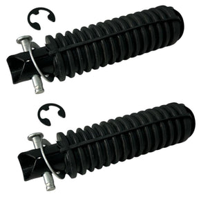 Kit 2 Pedaleira Traseira Honda Biz 100/125 Cg Fan 125 Pop 100 Titan 125/150