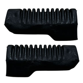 Par De Borracha Estribo Dianteiro Preto P/Moto Yamaha Fazer/Factor 150