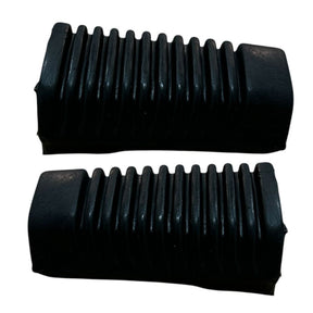 Par De Borracha Estribo Dianteiro Preto P/Moto Yamaha Fazer/Factor 150