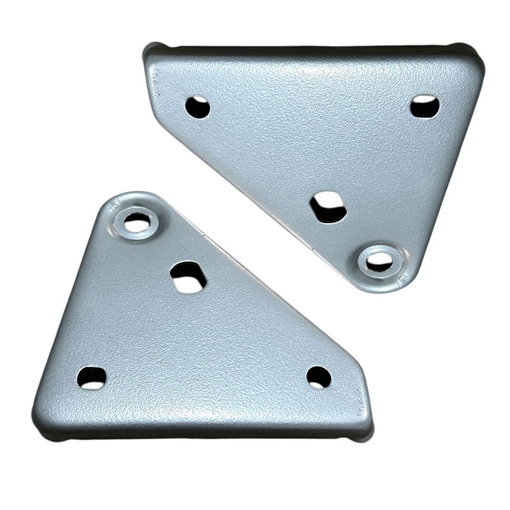 2 Suporte Lateral Orelha Farol Prata Honda Cbx 250 Twister 01 Até 08