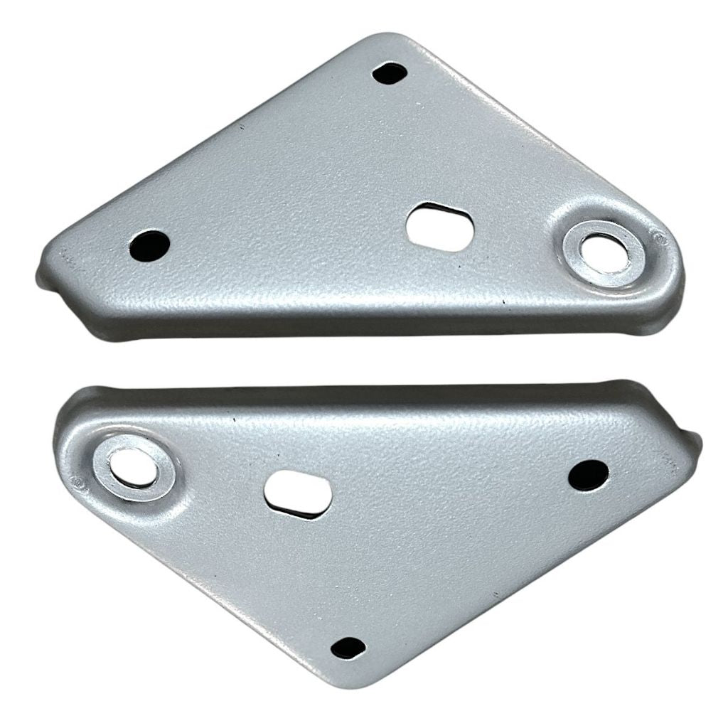2 Suporte Lateral Orelha Farol Prata Honda Cbx 250 Twister 01 Até 08