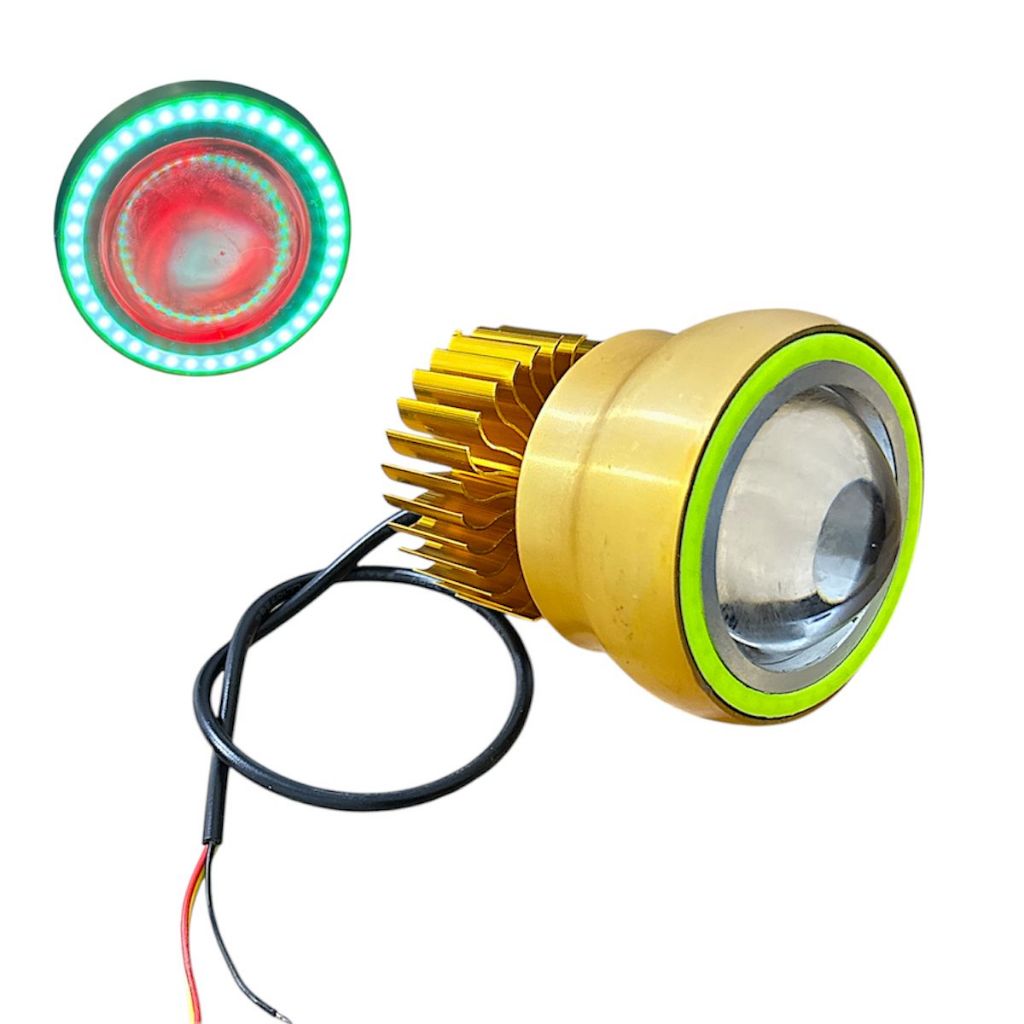 1x Lâmpada Farol Pisca Alto Strobo Carro Moto Universal 12v Olho De Peixe