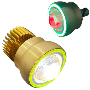 1x Lâmpada Farol Pisca Alto Strobo Carro Moto Universal 12v Olho De Peixe