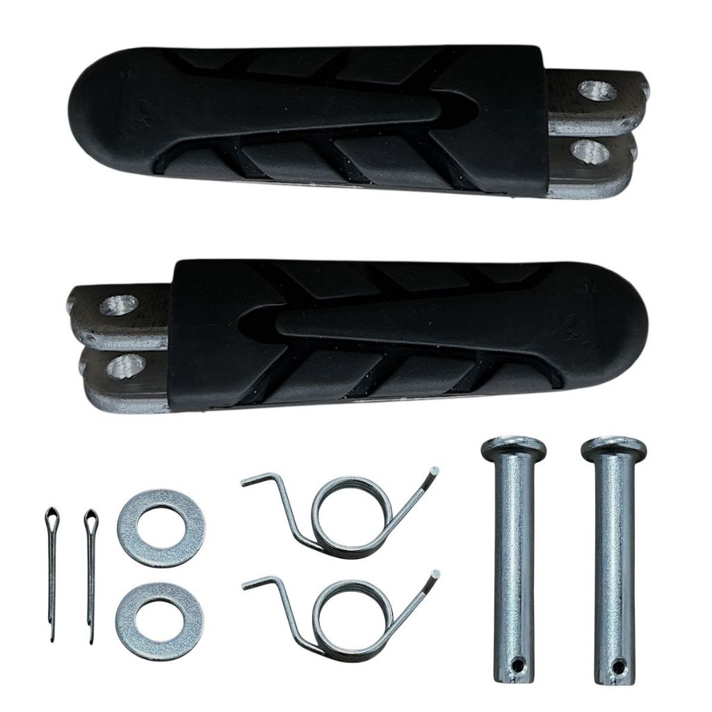 Kit 2 Pedaleira Dianteira P/Moto Honda Cb 300F Twister 2023 2024