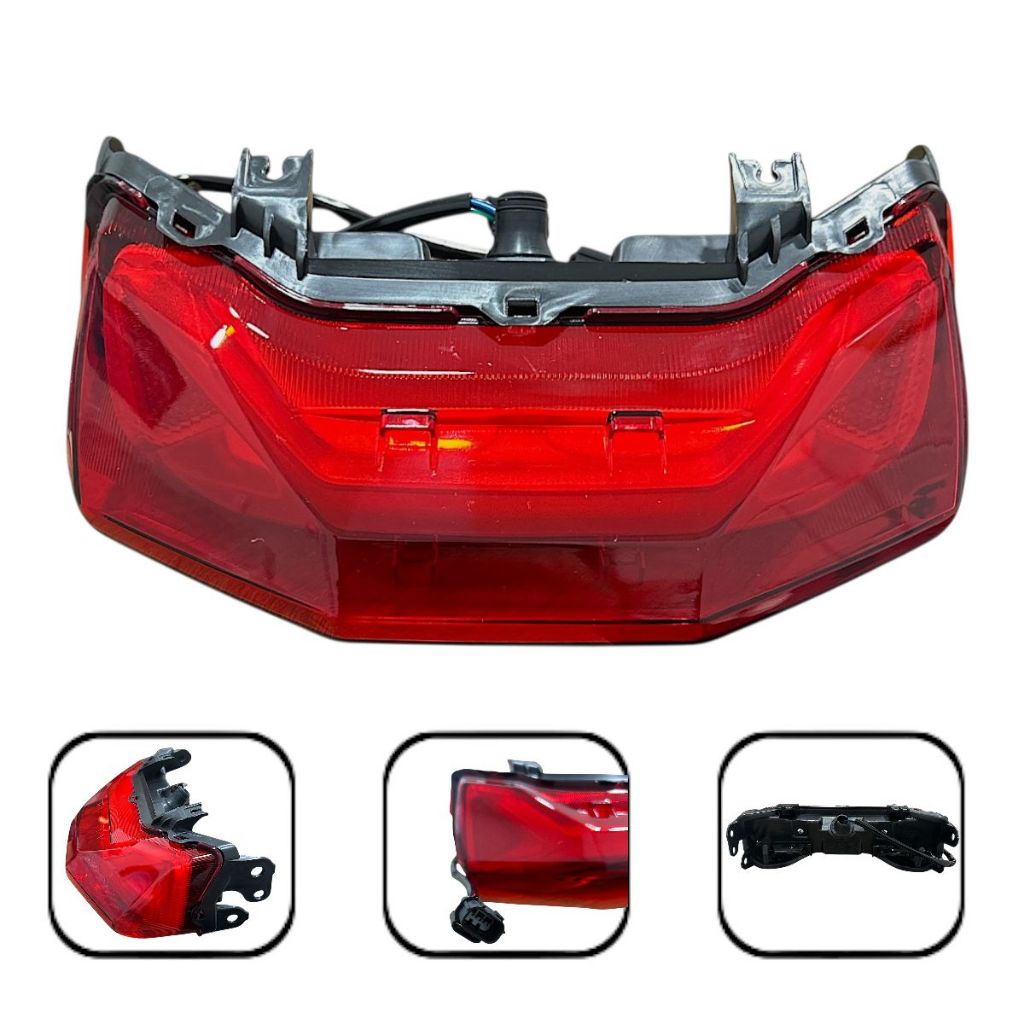 Lanterna Traseira Vermelha Completo P/Moto Honda Adv 150 2021 Até 2023